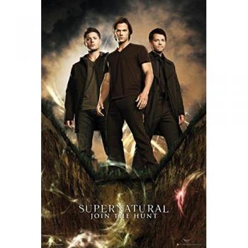 Grupo Erik Editores Poster con diseño Supernatural, Sin plastificar