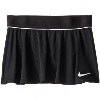 Nike G NKCT Flouncy Skirt Tenis, Niñas, Black White, M