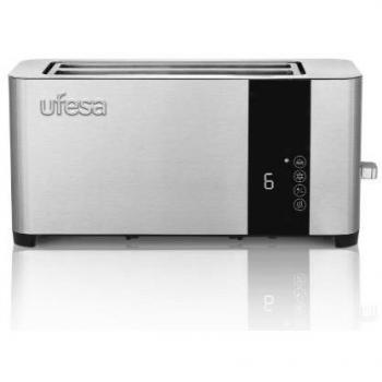 Tostadora Ufesa Duo Plus Delux 1400W - Tostador con 2 ranuras largas y 7 niveles de tostado