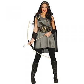 Disfraz de Guerrera Arquera para Mujer - Talla L (42/44) - Color Negro