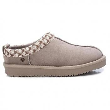 Zapatilla de casa de mujer XTI 142119 negro, antelina negra, color marrón, talla 40