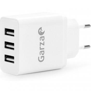 Garza Adaptador Enchufe 3 USB