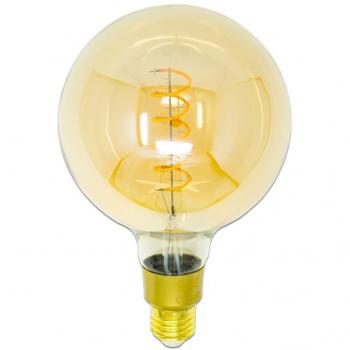 Bombilla inteligente Shelly G125 vintage regulable E27, control remoto digital, aplicación y WiFi, ahorro de energía, luz blanca cálida