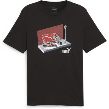 Camiseta Puma Graphic Sneaker Box Tee 680175 01 Negro