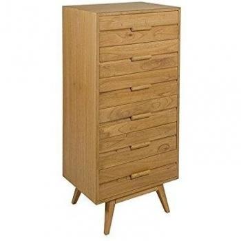 Santiago Pons Chifonier Miami De Madera De MindiRoble40x55x118 cm