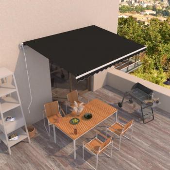Toldo Retráctil Automático 450x350 cm Antracita