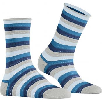 Falke Women's Dopamine Stripe Lyocell Socks in Arctic Grey (Size 2.5-5)