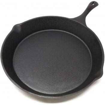 Sartén Parthenaise Klarstein de 30 cm en hierro fundido, redonda, prequemada y resistente para horno