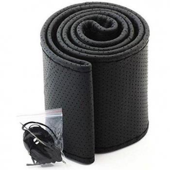 Feichen DIY Fundas para volante con Agujas e hilo Color Negro