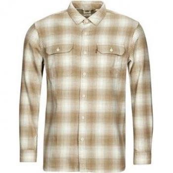 Camisa Levis Jackson Cuadros para Hombre Beige