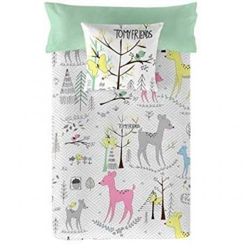 ICEHOME Funda Nórdica Tomy Friends Cama 105