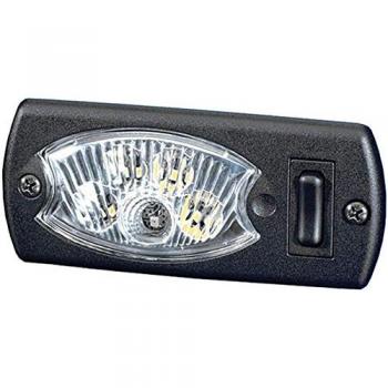 Luz Interior LED Hella 2JA 343 570-141 - Mini OvalLED - 24V - 1.2W - Cristal Claro - Montaje en Superficie