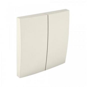 Tecla doble LOGUS 90 color marfil EFAPEL 90611 TMF