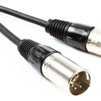 Hosa DMX-503 DMX 5-Pin XLR Male to 5-Pin XLR Female Extension Cable - 3'