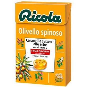 Divita Ricola Astuccio Caramelle Svizzere Alle Erbe Olivello Spinoso 50 gr