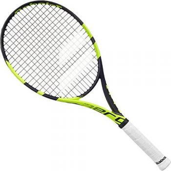 Babolat Pure Aero Team Strung NC Raquetas de Tenis, Hombre, Negro / Amarillo, 2