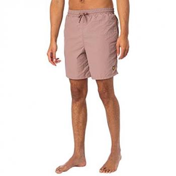 Lyle & Scott Men's Plain Pink Swim Shorts