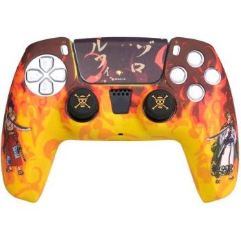 FR-TEC One Piece Fire Pack de Carcasa Silicona + Grips + Sticker para PS5