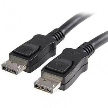 StarTech.com DisplayPort 1.2 Cable with Latches - M/M, VESA Certified, 4K x 2K Ultra HD, Slim and Short (ranging from 0.5m to 5m)