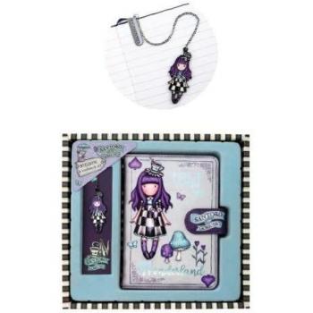 GORJUSS Set cuaderno con marcapagomasA Little More Tea, único