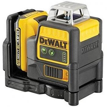 Dewalt DCE0811D1G-QW Láser autonivelante 2 x 360º. Incluye batería DW 10, Amarillo