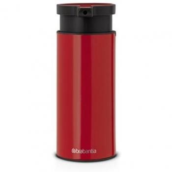 Brabantia 106989 Dispensador de jabón, Rojo, 0.18 L
