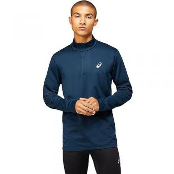 Camiseta técnica de manga larga Asics Core LS 1/2 Zip Winter para hombre en color marino