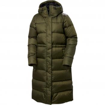 Abrigo largo de plumón impermeable para mujer Helly Hansen W Essence Verde L