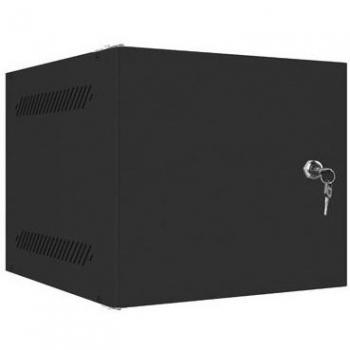 Lanberg WF10-2304-00B Armario Rack Mural 10 4U Negro con Puerta Metálica Autoensamblable