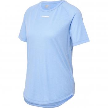 Camiseta de Manga Corta Hummel Vanja Azul XS Mujer