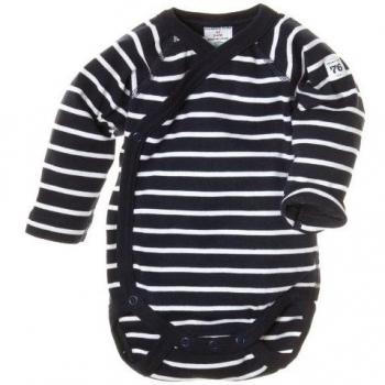 SPIG - Body de manga larga para bebé, talla 0-1 months - talla inglesa, color azul marino