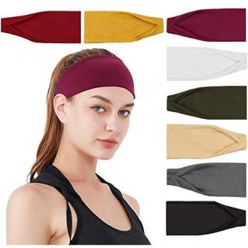 DRESHOW 8 Piezas Diadema para Mujer Diadema Boho Criss Cross Cabeza Anchas Cabello Turbante Banda Accesorio Pelo para Mujer Niñas