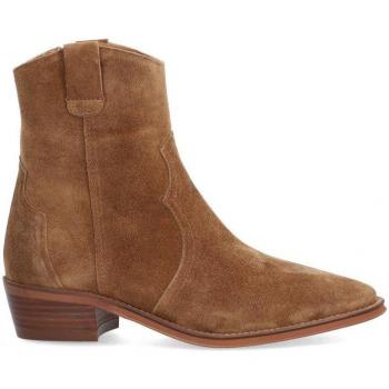 Alpe Brown Leather Ankle Boots Holly Model, Size 6 US