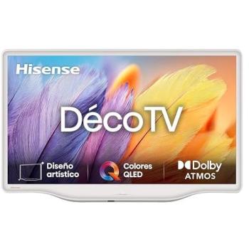 Smart TV Hisense QLED 32 Full HD HDR10 WiFi Dolby Atmos 32S5Q Blanco