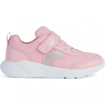 Geox Sprintye Pink Sneakers for Kids