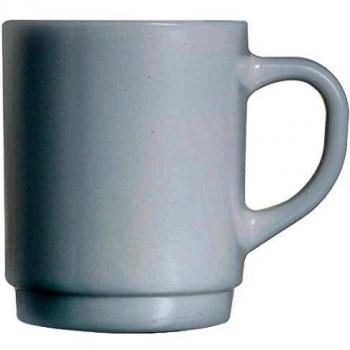 Tazas Apilables Arcoroc Opal 290ml (Pack de 6) - Paquete para Catering