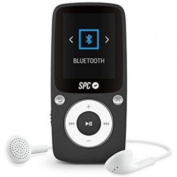SPC Bluesound es un MP4 con 8 GB de Memoria Interna y Bluetooth Color Negro