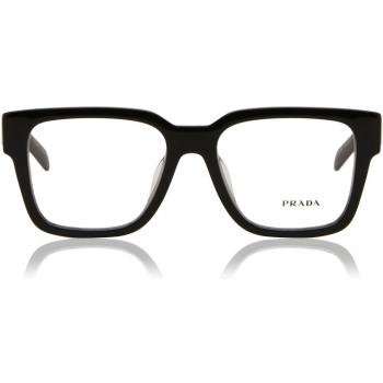 Prada PR 08ZVF Asian Fit 1AB1O1 Men's Eyeglasses Black Size 54 - Blue Light Block Available