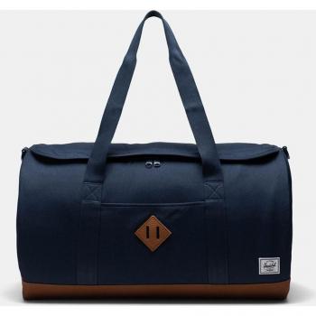 Herschel Heritage Duffle - Bolsa azul marino con cremallera