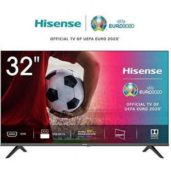 Hisense HD TV 2020 32AE5000F - Feature TV Resolución Full HD, Natural Color Enhancer, Dolby Audio, HDMI, USB, Salida auriculares