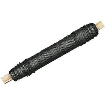 Bobina de alambre floral negro 100 g Ø 0,65 mm recocido