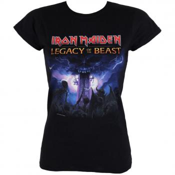 Iron Maiden Women's Metal T-Shirt - Legacy Army - ROCK OFF L