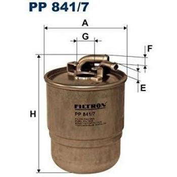 Filtron PP841/7 Inyección de Combustible