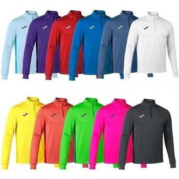 Sudadera Joma Winner II Hombre Blanco con Media Cremallera, Talla 2XS