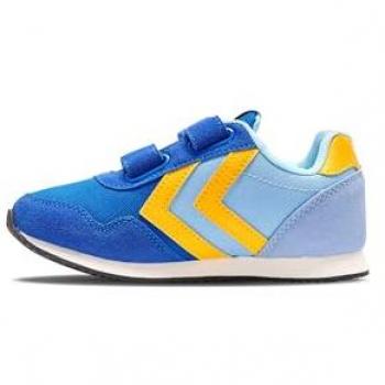 Hummel Reflex Double Multi Kids Sneakers - Unisex Lapis Blue, Size 36
