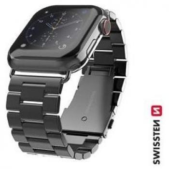 Correa de Metal Swissten para Apple Watch 38-40mm Negra