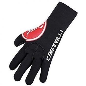 Castelli - Diluvio Glove, color rojo, talla L/XL