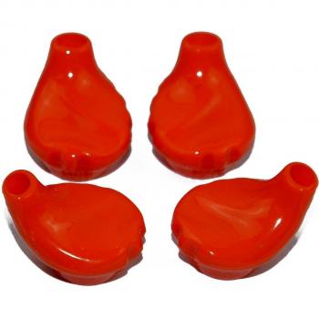 lovinstar 2 par almohadillas para auriculares para auriculares in-ear Yurbuds Focus Inspire Ironman duro naranja Tamaño 4