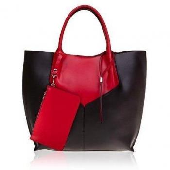Stella Dutti Bolso asa de mano Negro / Rojo