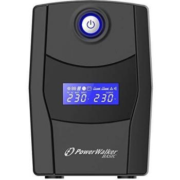 PowerWalker VI 600 STL UPS Línea Interactiva 600VA 360W con 2 Salidas AC